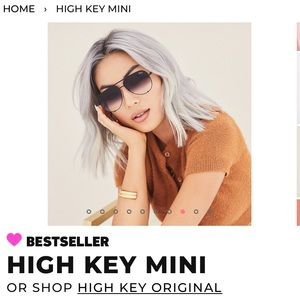 QUAY Australia High Key Mini Fade Sunglasses